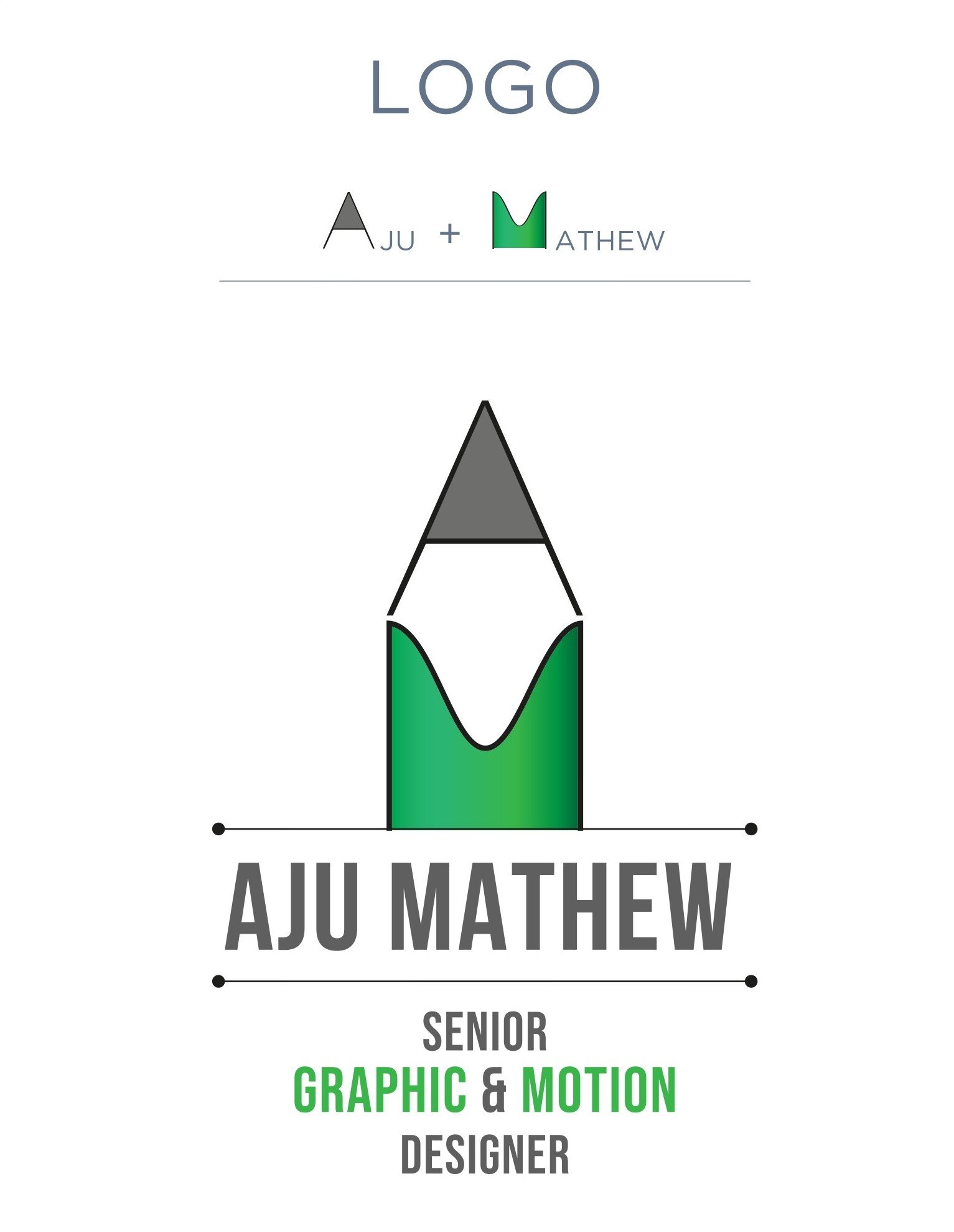 Aju Mathew Branding Logo Matrix